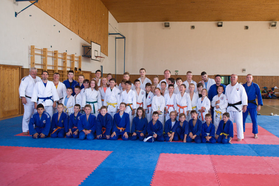Účastníci Judo Campu Mošovce 2017