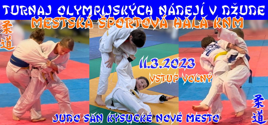 Turnaj olympijských nádejí v Jude oblasť Sever, 3. kolo, 48. ročník, 11.3.2023, Mestská športová hala Kysucké Nové Mesto