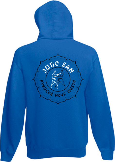 Modrá mikina Judo San KNM - zadok