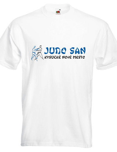 Biele tričko Judo San KNM
