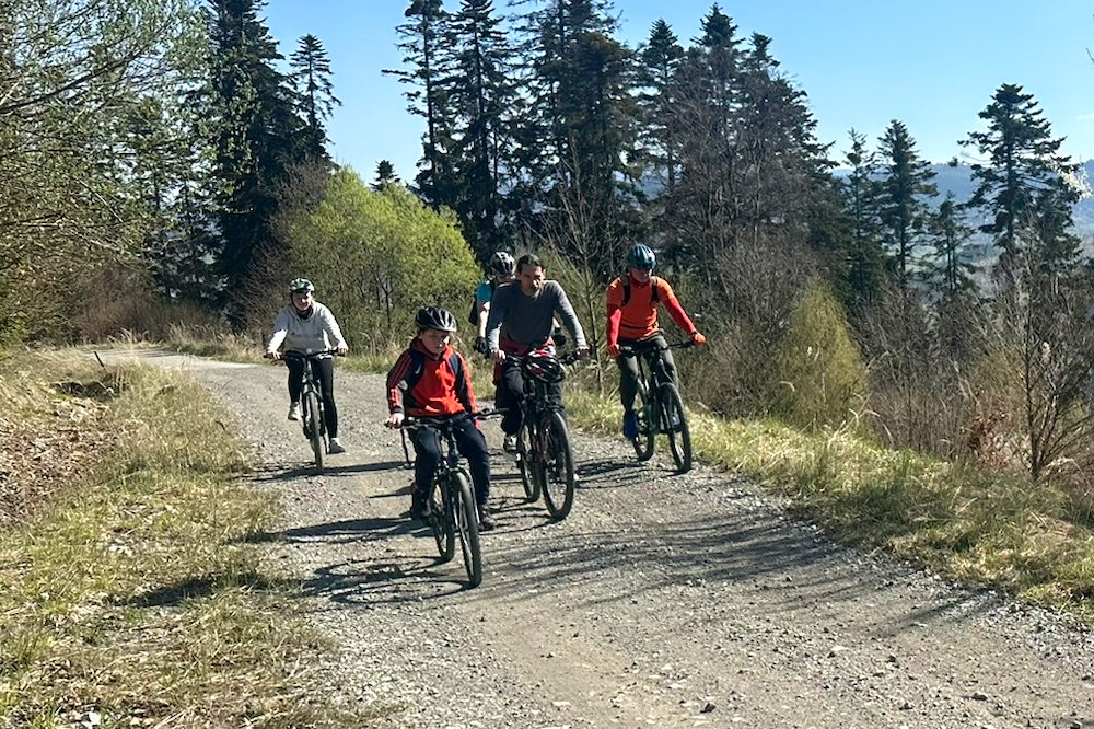 Na bicykloch v Škorčí